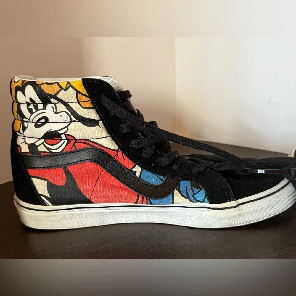 Vans Disney High-Top Sneakers womens size 10 mens 8.5
